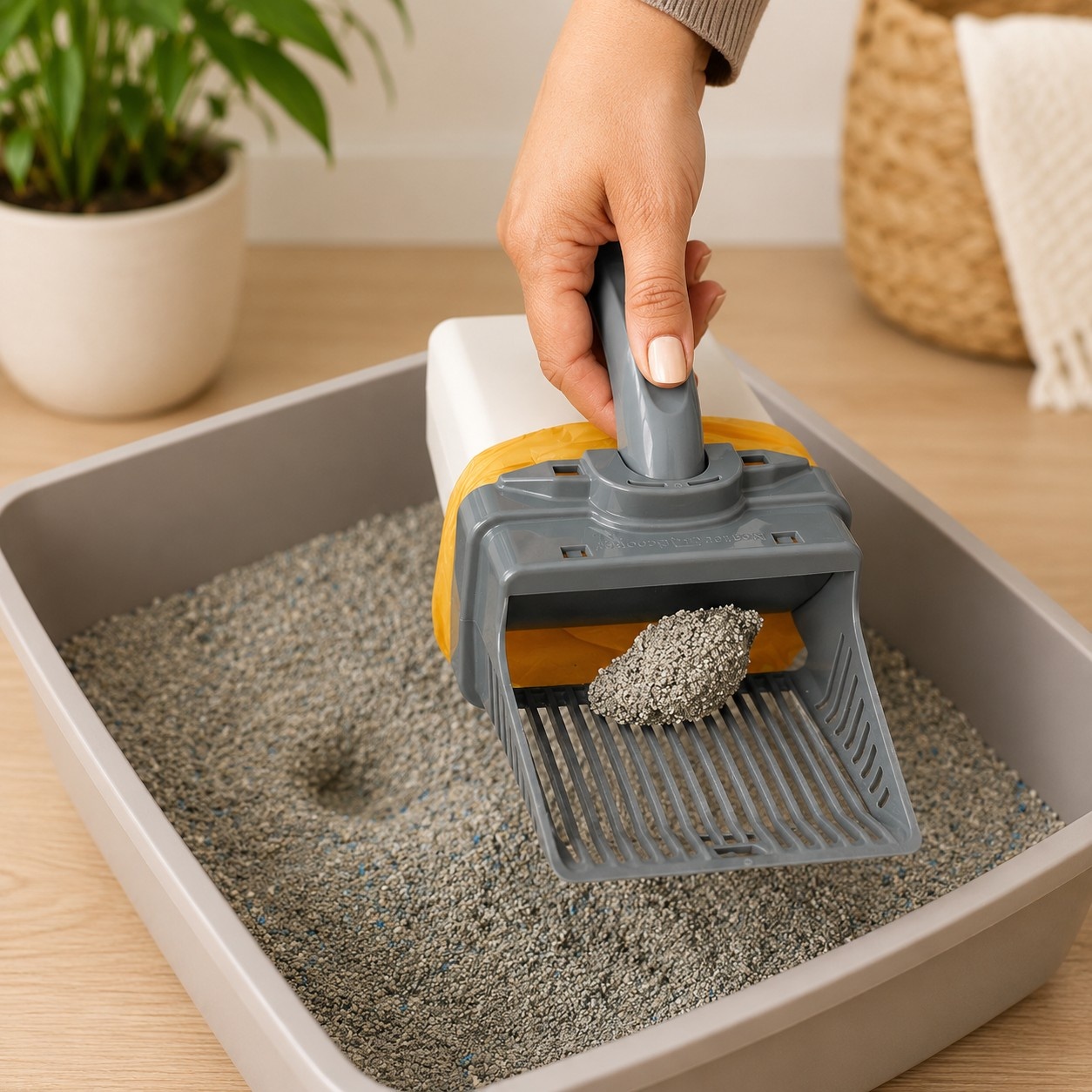 Self-Cleaning Litter Box Scoop