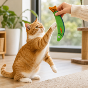 Catnip Infused Plush Mouse Toy